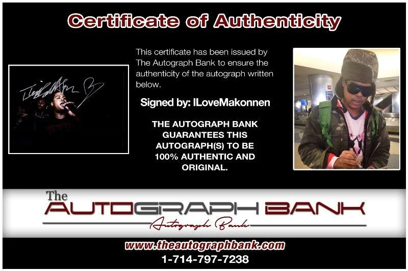 ILoveMakonnen — ILoveMakonnen authentic signed RAP 10x15 photo W/ Certificate Autographed 419h1, изображение 2
