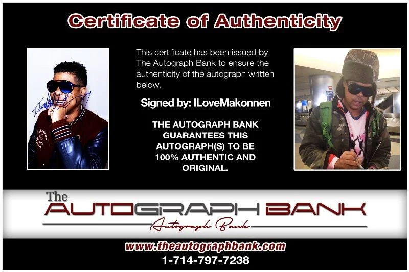 ILoveMakonnen — ILoveMakonnen authentic signed RAP 10x15 photo W/ Certificate Autographed 419n1, image 2