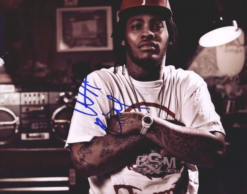 Waka Flocka Flame — Waka Flocka-Flame authentic signed rap 8x10 photo W/Certificate Autographed 1194