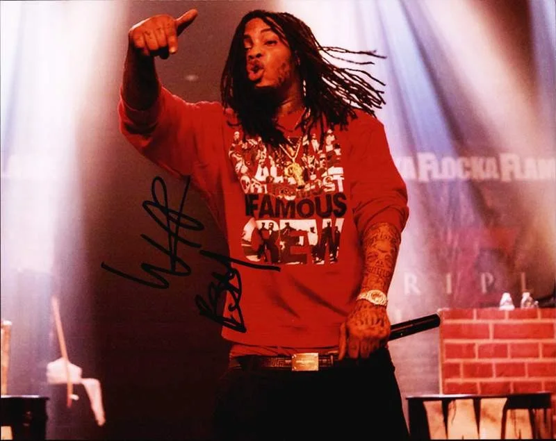 Waka Flocka — Waka Flocka Flame authentic signed rap 8x10 photo W/Cert Autographed A00303