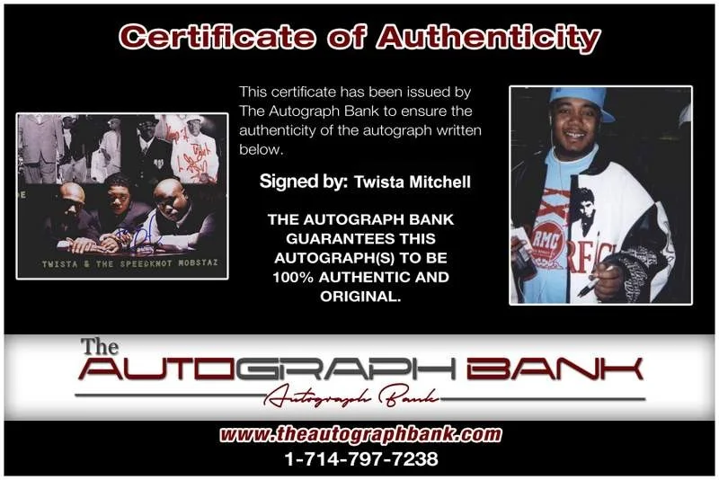 Twista — Twista Mitchell authentic signed rap 8x10 photo W/Certificate Autographed A1183, image 2