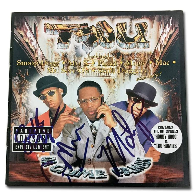 Master P, C-Murder and Silkk the Shocker — Tru No-Limit Master P C-Murder Silkk aThe Shocker signed rap CD booklet W/Cert