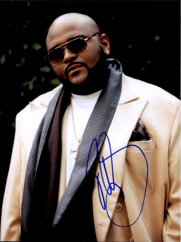 Ruben Studdard — Ruben Studdard authentic signed RAP 8x10 photo W/ Certificate Autographed 125-g