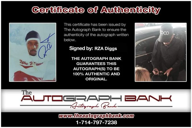 Rza — Wu Tang Clan Rza authentic signed rap 8x10 photo W/Certificate Autographed A1042, изображение 2