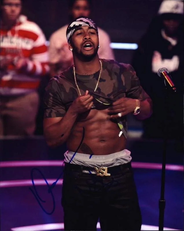 Omarion — B2K Omarion authentic signed rap 8x10 photo W/Certificate Autographed (A1001)