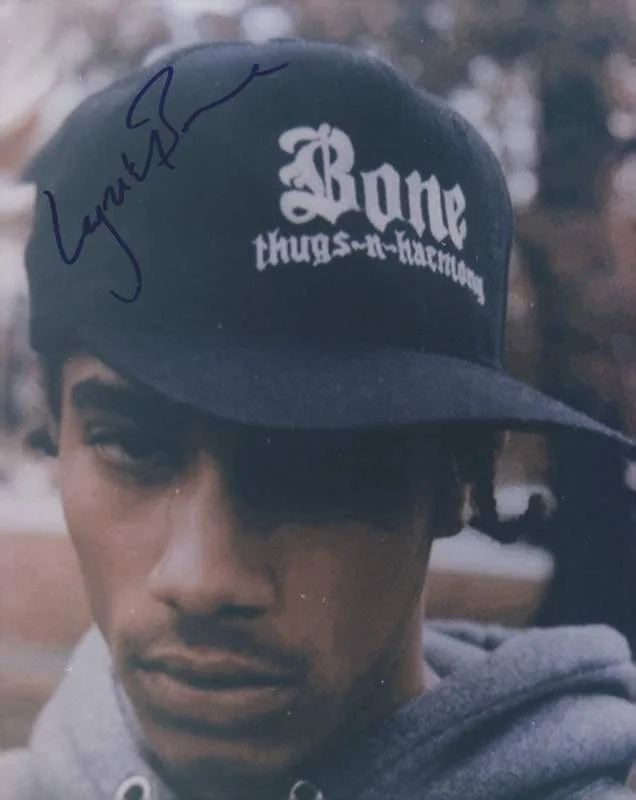 Layzie Bone — Layzie Bone Thugs N Harmony signed rap 8x10 photo W/Cert Autographed (A0807)