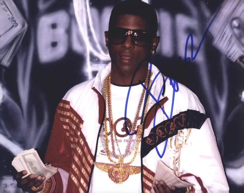 Lil Boosie — Trill ENT Lil Boosie signed rap 8x10 photo W/Certificate Autographed (A0848)