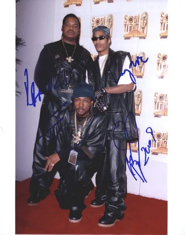 Krayzie & Layzie & Wish Bone — Krayzie Layzie Wish Bone Thugs N Harmony signed 8x10 photo W/Cert Autograph 0665