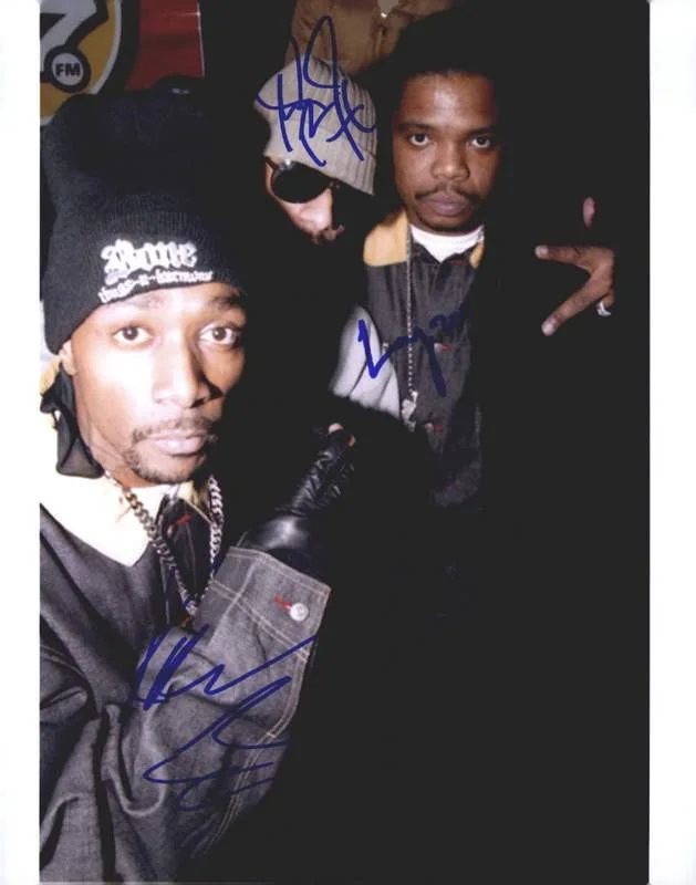 Krayzie & Layzie & Wish Bone — Krayzie Layzie Wish Bone Thugs N Harmony signed 8x10 photo W/Cert Autograph 0662