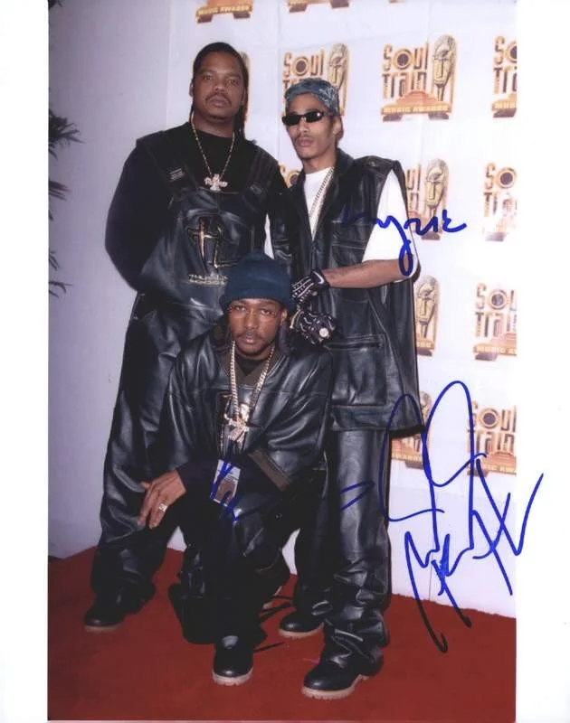 Krayzie & Layzie & Wish Bone — Krayzie Layzie Wish Bone Thugs N Harmony signed 8x10 photo W/Cert Autograph 0659