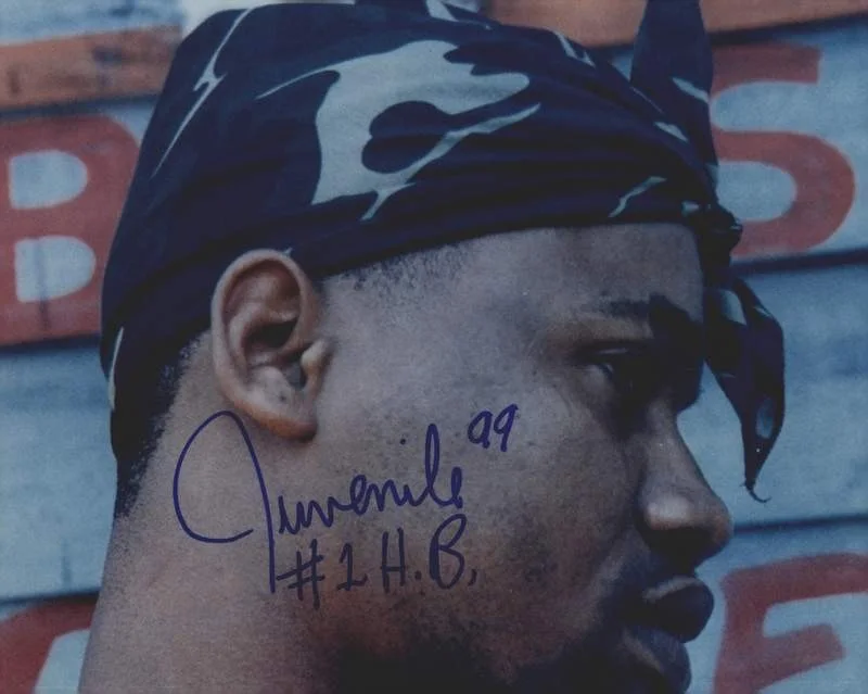 Juvenile — Hot Boys Juvenile authentic signed rap 8x10 photo W/Certificate Autographed 0641