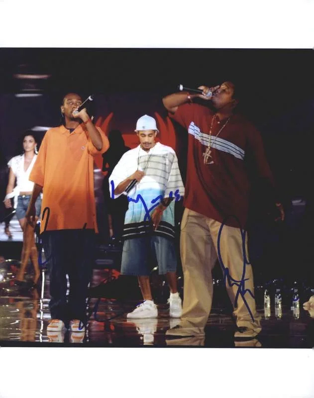 Krayzie & Layzie & Wish Bone — Krayzie Layzie Wish Bone Thugs N Harmony signed 8x10 photo W/Cert Autograph 0661
