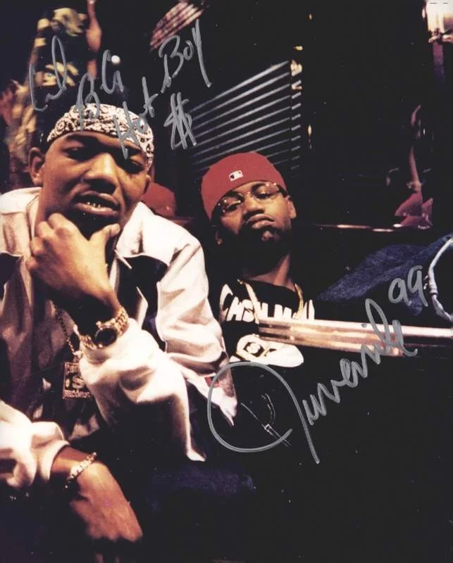 Hot Boys — Hot Boys BG Juvenile signed rap 8x10 photo W/Certificate Autographed (A0538)