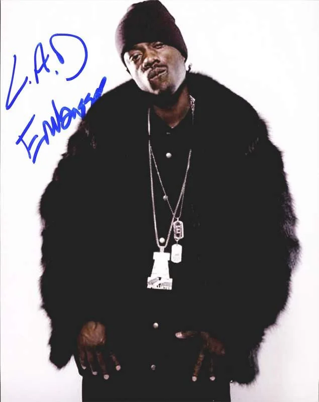 La the Darkman — La the Darkman authentic signed rap 8x10 photo W/Cert Autographed A00647