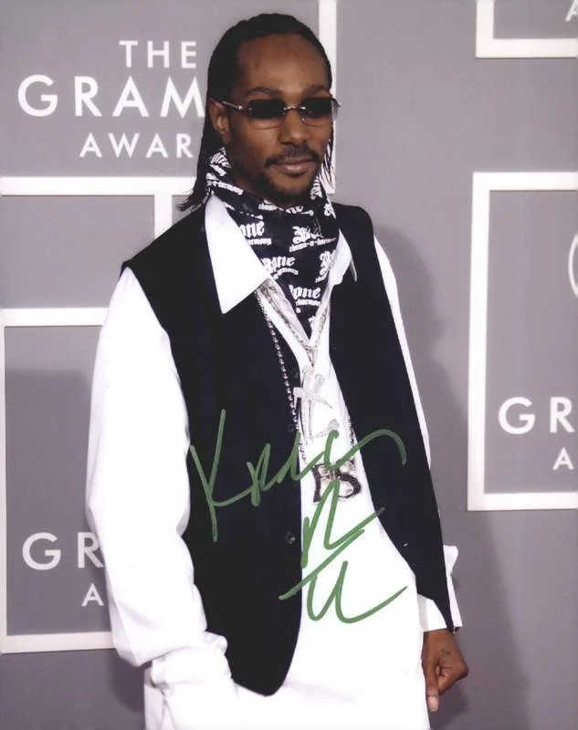 Krayzie Bone — Thugs N Harmony Krayzie Bone signed rap 8x10 photo W/Cert Autographed (A0702)