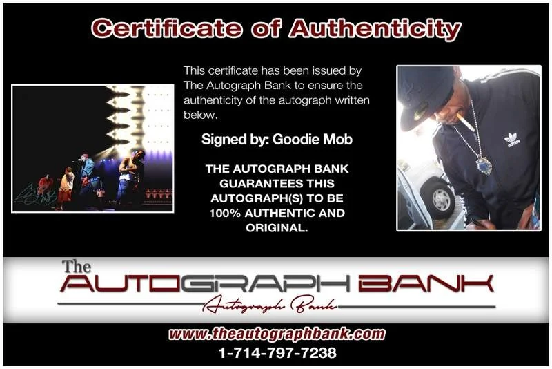 Goodie Mob — Goodie Mob authentic signed rap 8x10 photo W/Certificate Autographed (A00767), image 2