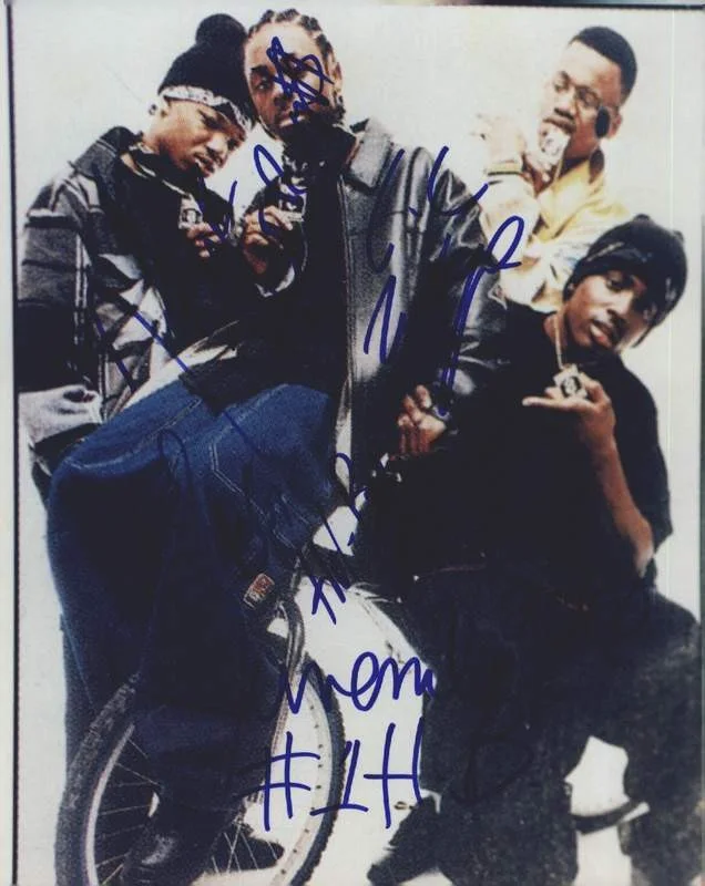 Hot Boys — Turk Lil Wayne Juvenile BG signed rap 8x10 photo W/Certificate Autographed A0541