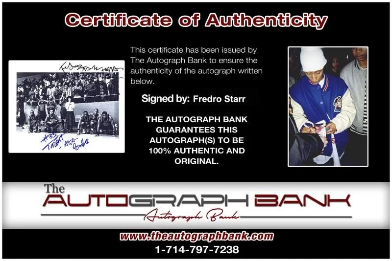 Fredro Starr — ONYX Fredro Starr authentic signed rap 8x10 photo W/Certificate Autographed 389, image 2