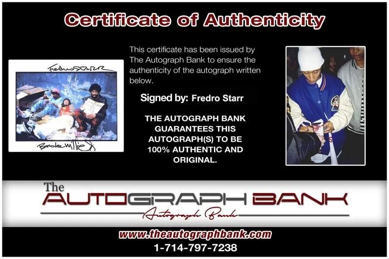 Fredro Starr — ONYX Fredro Starr authentic signed rap 8x10 photo W/Certificate Autographed 386, image 2