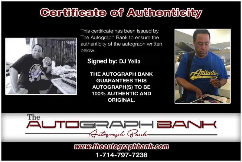 Dj Yella — NWA Dj Yella authentic signed rap 8x10 photo W/Certificate Autographed 0261, изображение 2