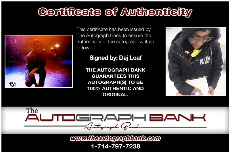 Dej Loaf — Dej Loaf authentic signed RAPPER 8x10 photo W/ Certificate Autographed (127c1), изображение 2