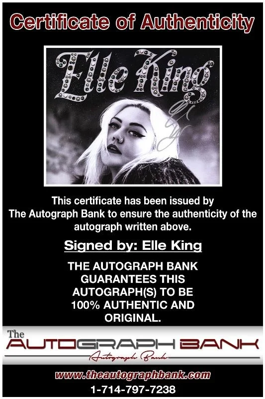 Elle King — Elle King authentic signed RAPPER 8x10 photo W/Cert Autographed 6142016-b1, image 2