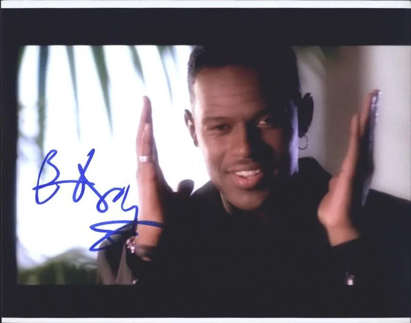 Brian Mcknight — Brian Mcknight authentic signed rap 8x10 photo W/Certificate Autographed (A0109)