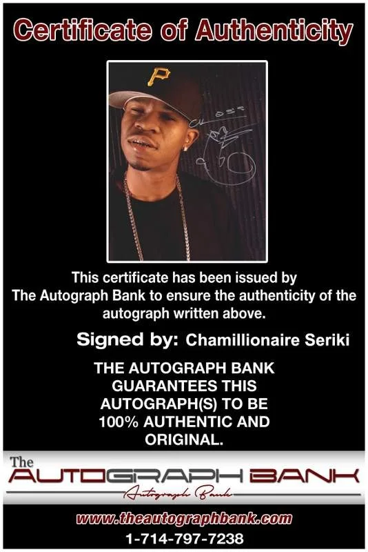 Chamillionaire — Chamillionaire authentic signed rap 8x10 photo W/Certificate Autographed (A0154), image 2