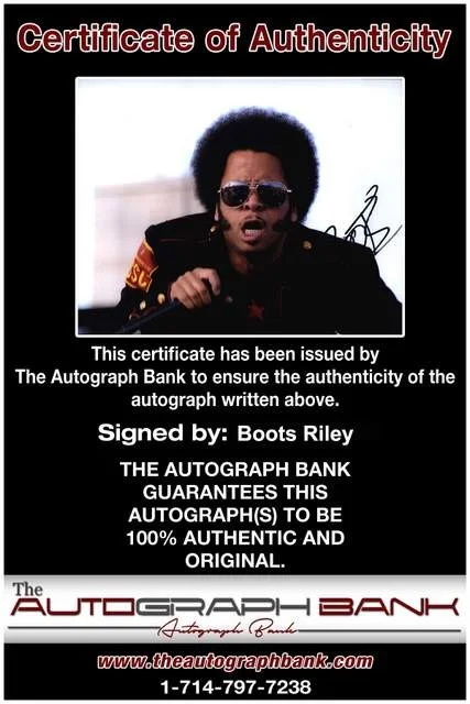 Boots Riley — Boots Riley authentic signed rap 8x10 photo W/Certificate Autographed 1, image 2