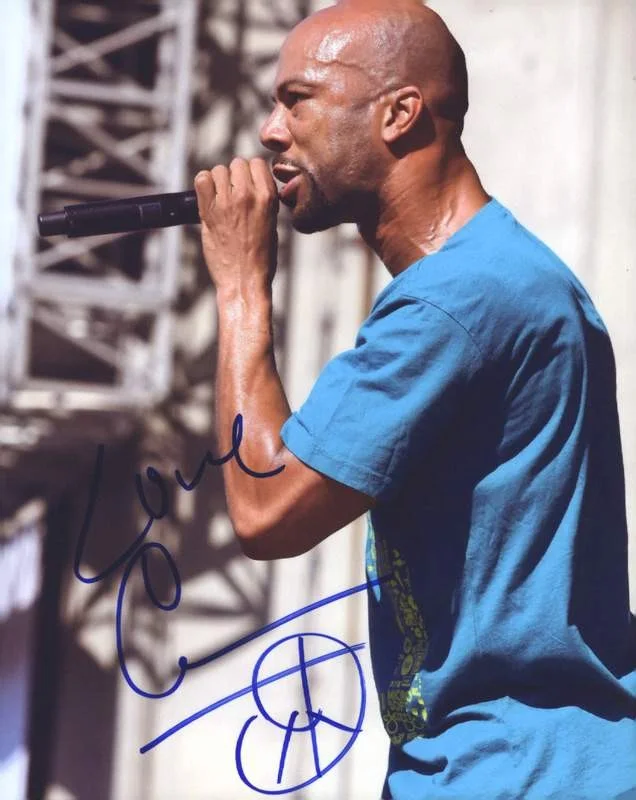 Common — Common authentic signed rap 8x10 photo W/Certificate Autographed (A0170)