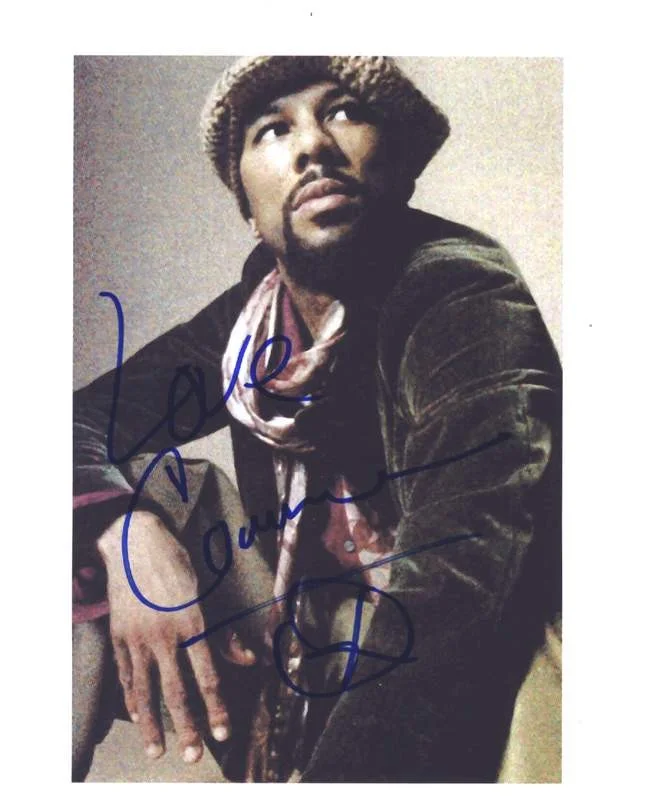 Common — Common authentic signed rap 8x10 photo W/Certificate Autographed (A0165)