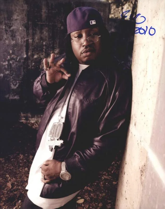 E-40 — The Click E-40 authentic signed rap 8x10 photo W/Certificate Autographed (A0288)