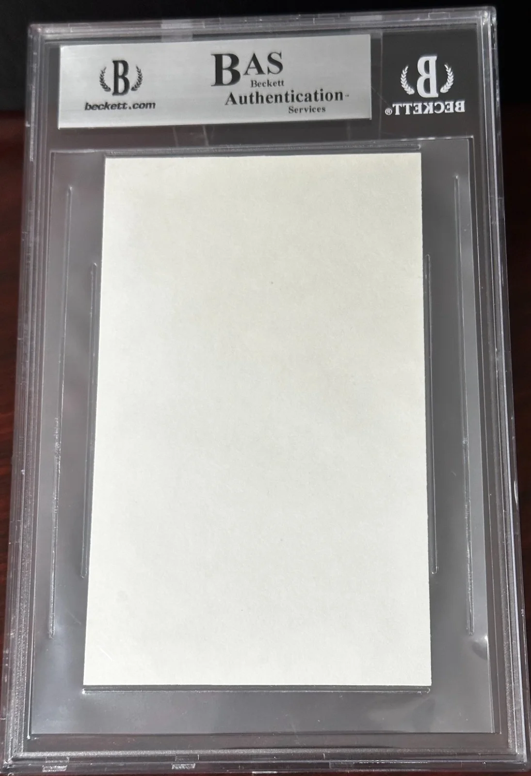 Michael Keaton — Michael Keaton BGS Beckett Authentic Slabbed Full Signature Index Card RARE, image 4