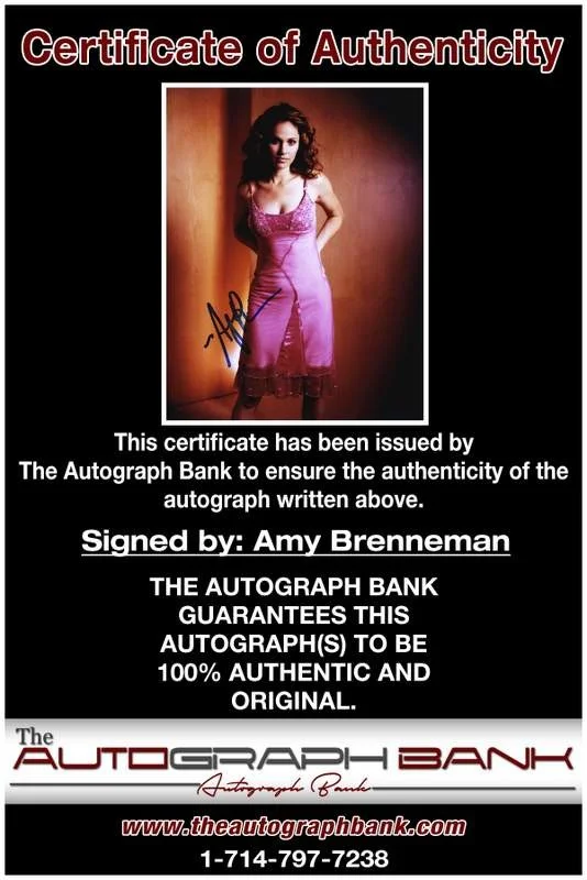 Amy Brenneman — Amy Brenneman authentic signed celebrity 8x10 W/Certificate Autographed (A0007), image 2