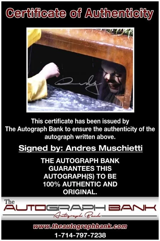 Andres Muschietti — Andres Muschietti authentic signed celebrity 8x10 W/Cert Autographed A0002, изображение 2