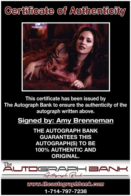 Amy Brenneman — Amy Brenneman authentic signed celebrity 8x10 W/Certificate Autographed (A0002), image 2