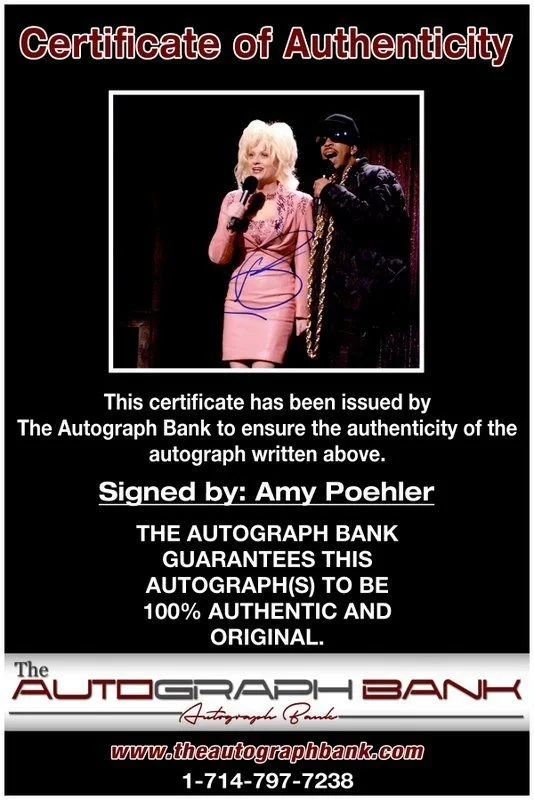 Amy Poehler — Amy Poehler authentic signed celebrity 8x10 photo W/Cert Autographed C2, изображение 2