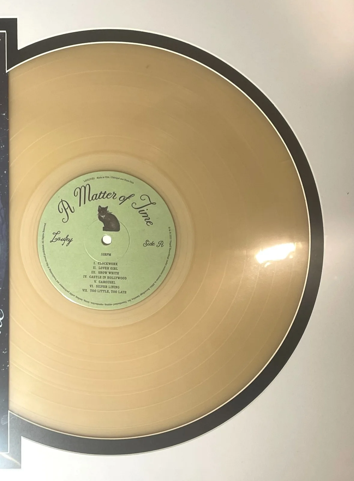 Laufey Signed A Matter of Time Vinyl • PSA COA • Framed Display Collectible, image 3