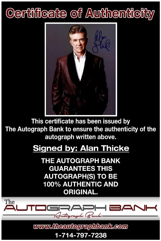 Alan Thicke — Alan Thicke authentic signed celebrity 8x10 photo W/Cert Autographed 2616n, изображение 2