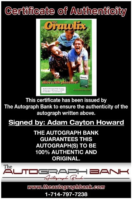 Adam Cayton — Adam Cayton Howard authentic signed celebrity 8x10 photo |CERT Autographed 2616b, изображение 2