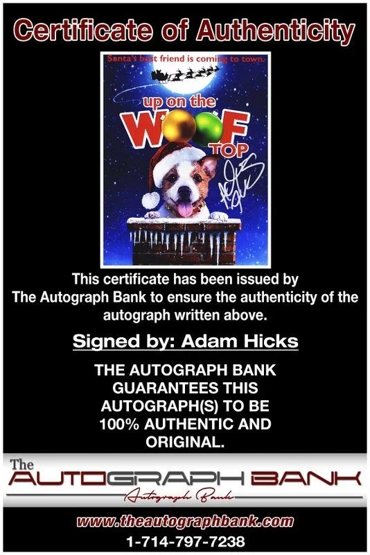 Adam Hicks — Adam Hicks authentic signed celebrity 8x10 photo W/Cert Autographed D11, image 2