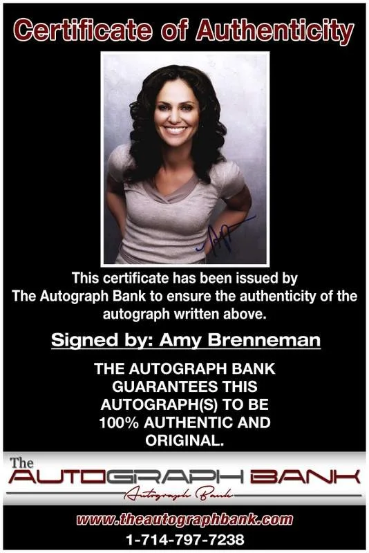 Amy Brenneman — Amy Brenneman authentic signed celebrity 8x10 W/Certificate Autographed (A0008), image 2