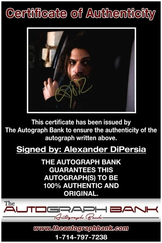 Alexander DiPersia — Alexander DiPersia authentic signed celebrity 8x10 photo W/Cert Autographed D6, image 2