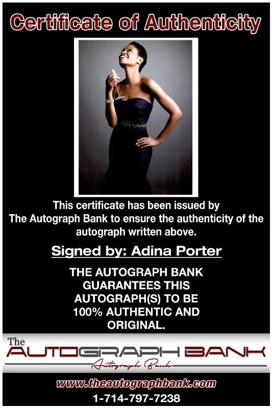 Adina Porter — Adina Porter authentic signed celebrity 8x10 photo W/Cert Autographed 2616b, изображение 2