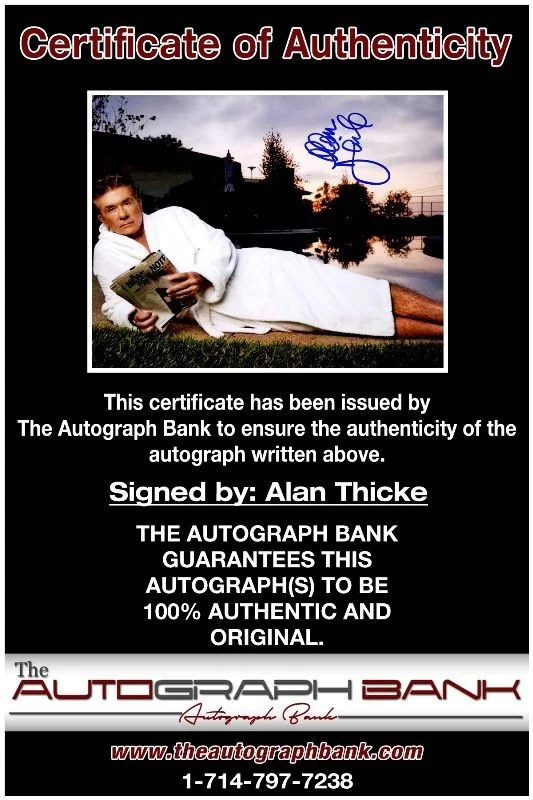 Alan Thicke — Alan Thicke authentic signed celebrity 8x10 photo W/Cert Autographed 2616x, изображение 2