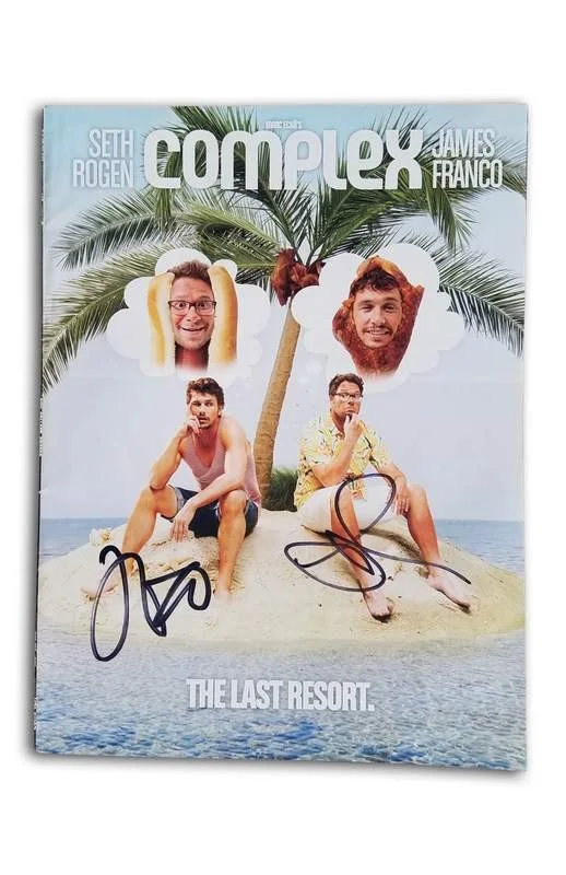 Seth Rogen — Seth Rogen & James Franco authentic signed magazine |CERT Autographed A0001