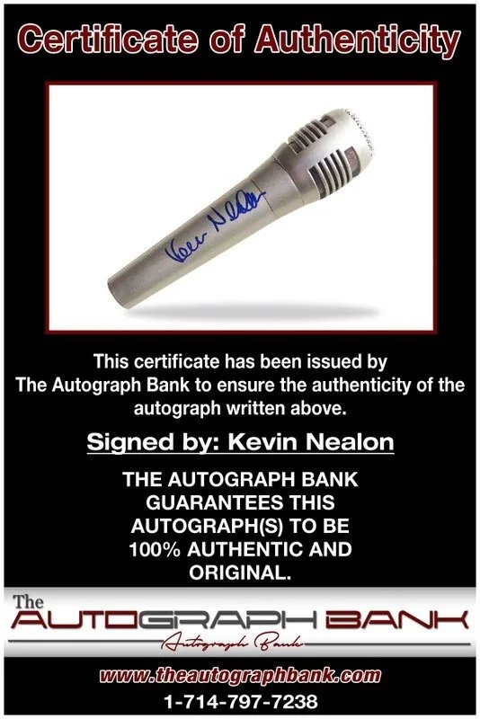 Kevin Nealon — Kevin Nealon authentic signed Comedian Microphone W/Cert Autographed A1, image 2