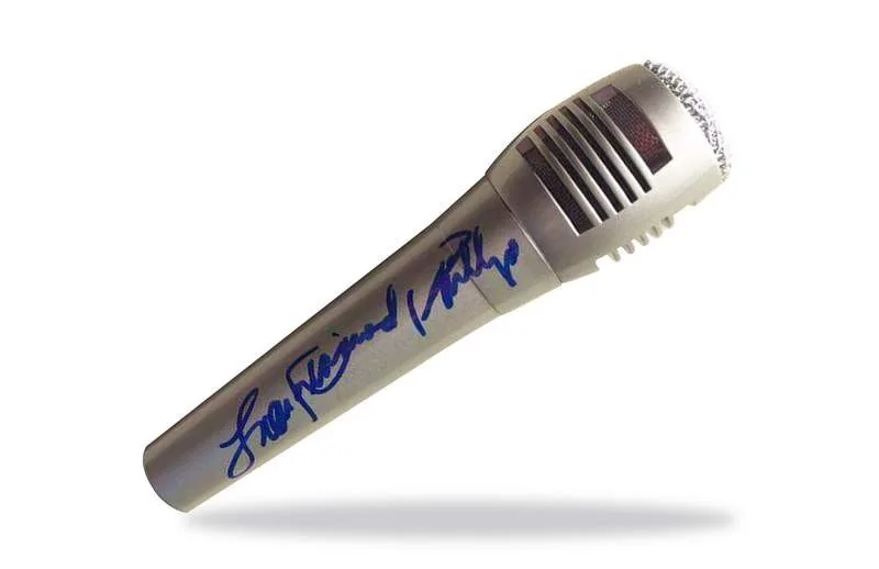 Lou Diamond Phillips — Lou Diamond Phillips authentic signed microphone W/Cert Autographed A0011