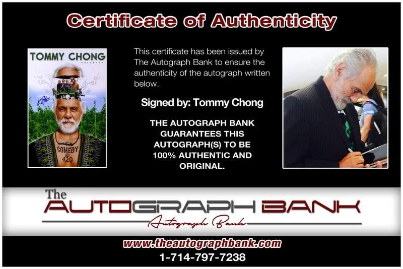 Tommy Chong — Tommy Chong authentic signed celebrity 10x15 photo W/Cert Autographed A00123, изображение 2