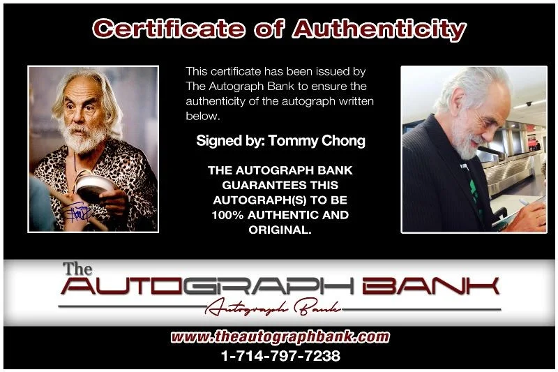 Tommy Chong — Tommy Chong authentic signed celebrity 10x15 photo W/Cert Autographed 2616a, изображение 2